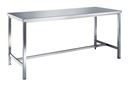 Arbetsbord Rostfritt, utan underhylla, LxB 1500x750 mm