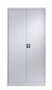 Plåtskåp Universal, 950x420x1950 silver med dubbeldörr