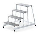 Arbetstrappa, 4 steg med plattform