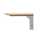 Höj och sänkbart hörnskrivbord Atlanta Trend, höger, LxB 2000x1800 mm, ek/vit