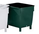 Plastbehållare Flinta, 400 l, grön