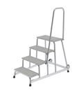 Mobil Arbetstrappa, 4 steg, BxD 800x1130 mm