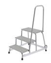 Mobil Arbetstrappa, 3 steg, BxD 760x870 mm