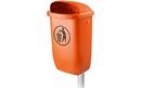 Soptunna Rudolf, volym 50 l, orange