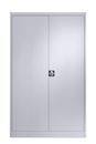 Plåtskåp Universal, BxDxH 1200x600x1950 silver med dubbeldörr