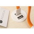 Bordsuttag Axessline Powerdot Micro 30, vit, USB
