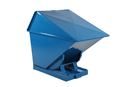 Tippcontainer Argos med högt lock 750 L, LxBxH 1525x880x1295 mm, blå