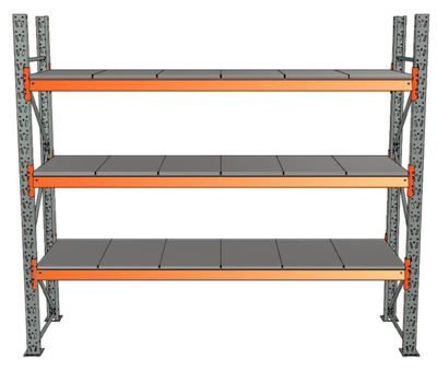 Pallställ Herkules, grundsektion 3 hyllplan 2500x2750x500 mm