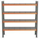 Pallställ Herkules, grundsektion 4 hyllplan 3000x1850x800 mm