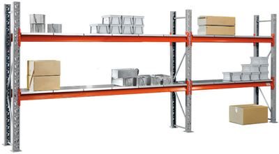 Pallställ Herkules, grundsektion 2 hyllplan 2000x2300x500 mm
