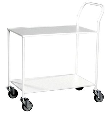 Hyllvagn Ekö, vit/vit