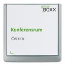 Dörrskylt ClickSign 149x148,5 mm, grafitgrå