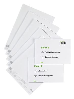 Insticksark 210x148,5 mm, till InfoSign och ClickSign. 10 ark/fp