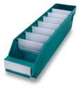 Lagerlåda Stemo 400x90x95 mm, 40-pack, grön