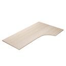 Skrivbordsskiva Hörna, höger, LxB 2000x1200 mm, ek