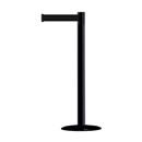 Avspärrningsstolpe Tensabarrier Advance, 3,65 m, stolpe: svart, band: svart