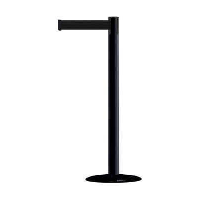 Avspärrningsstolpe Tensabarrier Advance, 3,65 m, stolpe: svart, band: svart