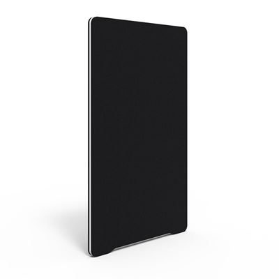 Golvskärm Edge, 1350x1200 mm, svart, vit