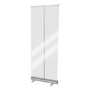 Hostskydd Muoka, utdragbar, HxB 2200x850 mm, transparent