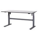 Höj och sänkbart Arbetsbord Loke, BxD 1600x800 mm, grå