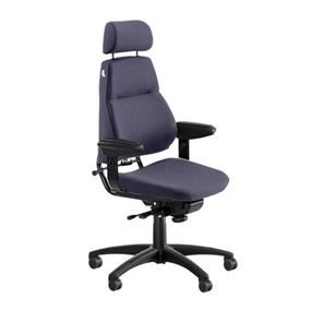 Bild på Kontorsstol Sverigestolen 814 Klassikern, tyg Gaja Classic, blå-lila