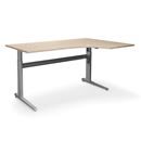 Höj och sänkbart hörnskrivbord Dallas