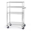 Bordsvagn Allvis, LxBxH 910x610x1350 mm, 4 hyllor, max 300 kg