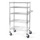 Bordsvagn Allvis, LxBxH 760x460x1670 mm, 5 hyllor, max 300 kg