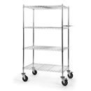 Bordsvagn Allvis, LxBxH 910x610x1670 mm, 4 hyllor, max 300 kg