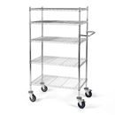 Bordsvagn Allvis, LxBxH 910x610x1635 mm, 5 hyllor, max 300 kg