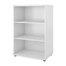 Bokhylla Portland, BxDxH 800x420x1138 mm, vit/vit, öppen