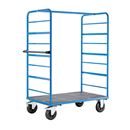 Hyllvagn Ilotar, 2 gavlar, lastyta 1175 x 800 mm, massivgummi