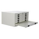 Ritningsskåp Kartoft, vit, BxDxH 1130x830x581 mm, A1