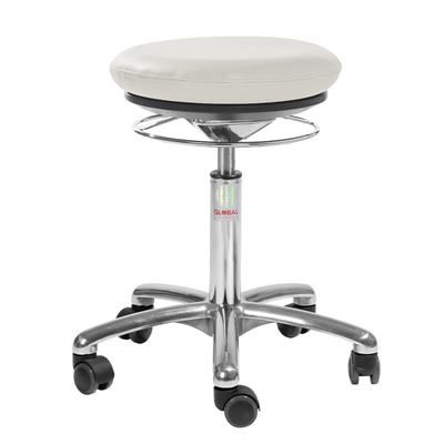 Pilatesstol i konstläder, vit