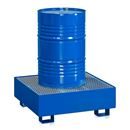 Fatpall med gallerdurk, 1 oljefat, 220 liter