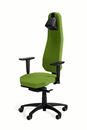 Kontorsstol Ullmanstolen Q-Lite, tyg Gaja Classic, grön