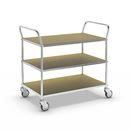 Hyllvagn Telma ESD, 4 länkhjul, 3 hyllor, LxBxH 1070 x 585 x 940 mm