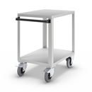 Rullvagn Adrian, lastyta LxB 750 x 550 mm, silver RAL 9006