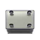 Rullvagn Mateo, 3 hyllplan med glidskydd, 2 skjutbyglar, lastkapacitet 250 kg