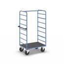 Hyllvagn Ilotar, 2 gavlar, lastyta 975 x 700 mm, massivgummi