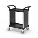 Rullvagn Pelle, med 2 sidoväggar, 2 hyllplan, LxBxH 850 x 480 x 950 mm