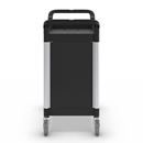 Rullvagn Pelle, med 2 sidoväggar, 2 hyllplan, LxBxH 850 x 480 x 950 mm