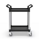 Rullvagn Pelle, med 2 sidoväggar, 2 hyllplan, LxBxH 850 x 480 x 950 mm