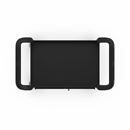 Rullvagn Pelle, med 2 sidoväggar, 1 bakvägg, pardörrar, 2 hyllplan, LxBxH 850 x 480 x 950 mm