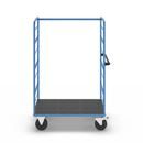 Hyllvagn Ilotar, 2 gavlar, lastyta 1175 x 800 mm, massivgummi