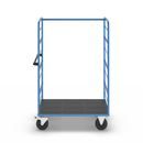 Hyllvagn Ilotar, 2 gavlar, lastyta 1175 x 800 mm, massivgummi