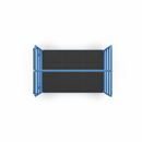 Hyllvagn Ilotar, 2 gavlar, lastyta 1175 x 800 mm, polyamid