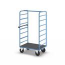 Hyllvagn Ilotar, 2 gavlar, lastyta 975 x 700 mm, massivgummi