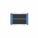 Hyllvagn Ilotar, 2 gavlar, lastyta 975 x 700 mm, polyamid