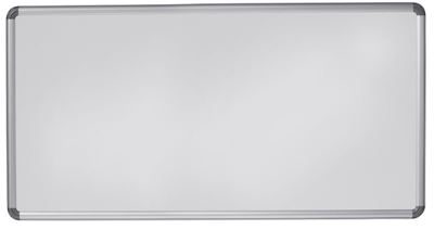 Whiteboard Zava, stålplåt, lackerad, BxH 2400 x 1200 mm, vit